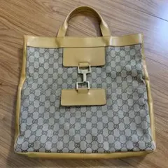 GUCCI グッチ　トートバッグ　ハンドバッグ　スクエアバッグ