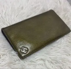 希少品♡CHANEL 長財布 ココマーク シリアルナンバー有り パテントレザー