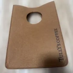 TULLY'S COFFEE ブラウン トートバッグ