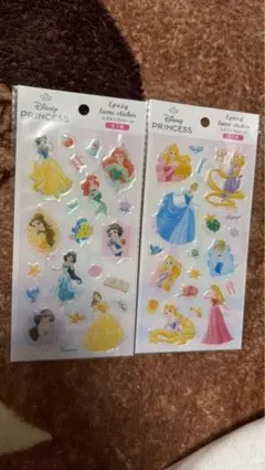 Disney プリンセス エポキシシール 2シート