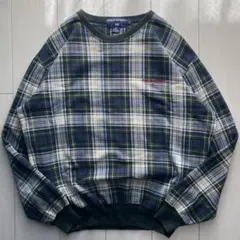90s POLO SPORT RALPH LAUREN チェック柄 スウェット