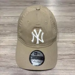 NEWERA 9TWENTY NY ニューヨークヤンキース キャップ ベージュ