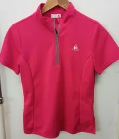 le coq sportif ハーフジップ半袖シャツ