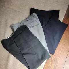 ストレートレッグスラックス3点セット