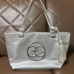 EGOISTロゴ付き ハンドバッグ