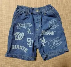 ハーフパンツ デニム 90 未使用に近い