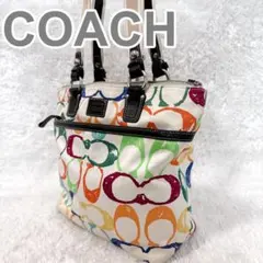 COACH Multicolor Signature Handbag