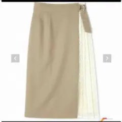 新品natural beauty basic プリーツ 切り替えトレンチスカート