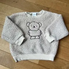 Dick Bruna クマ刺繍トレーナー 100