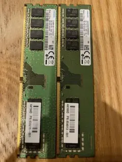ほぼ新品 DDR4-3200 メモリ 8GB×2 計16GB デスクトップ用 - メルカリ