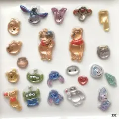 ボンボンドロップシールおすそ分け　ディズニー　プーさん