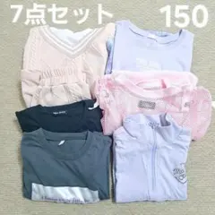 女の子 150 夏服 まとめ売り ワンピース 半袖 Tシャツ セットアップ