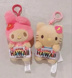 ABCストア ハワイ限定 マイメロディ キティ　キーホルダー