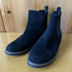 マーガレットハウエル サイドゴアブーツ スエード 中ボア ブラック23.0 美品