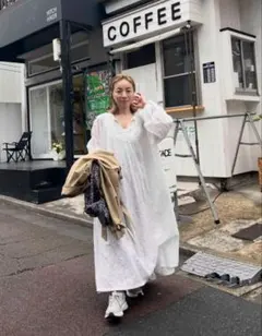 新品♪チャオパニックティピー【india】ボリュームスリーブワンピース