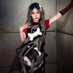 アクシーズ NIBBLE POISON グルーミー ジャンパースカート ブラウス