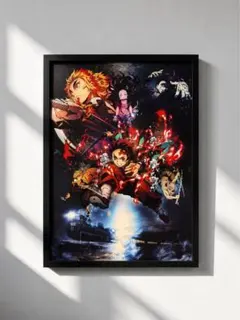 時透無一郎 鬼滅の刃 鬼滅の奏 レコード型アートパネル 奏 刀鍛冶の里