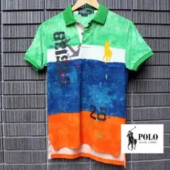 【値引】美品!アート【Ralph Lauren】 ペイント ビッグポニー 送料込