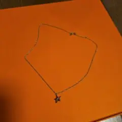 シルバー 星型ペンダント ネックレス