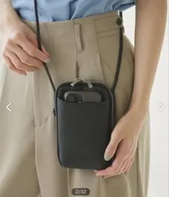 レザー ジップスリム ウォレットショルダーのサムネイル