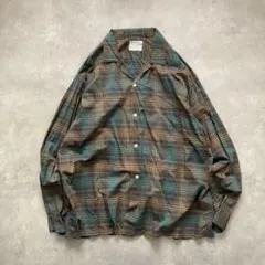 1960s Penneys Open Collar Cotton Shirtのサムネイル