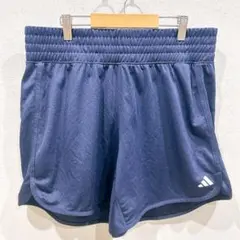 アディダス ショートパンツ 裾ラウンド 無地 3XL 運動 ゆったり ブラック