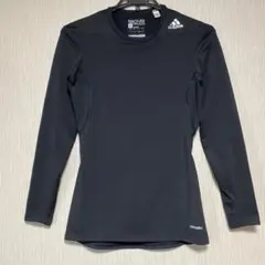 アディダス テックフィット アンダーシャツ ブラック L インナー メンズ
