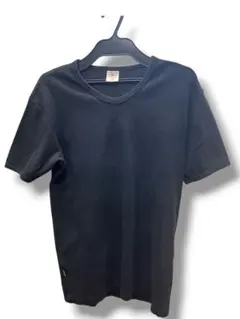AVIREX アヴィレックス リブ Vネック Tシャツ ブラック XLサイズ