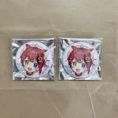 フラワーレトロルック 缶バッジ 巡音ルカ - メルカリ