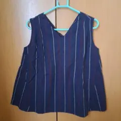 AZUＬ　袖無しトップス