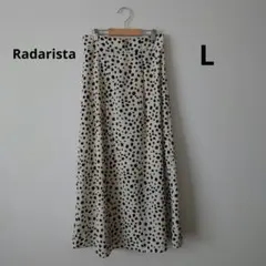 Radarista　ラダリスタ　ロングスカート　ダルメシアン　ドット　L　美品