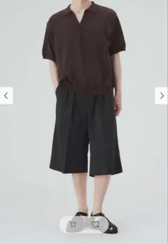 beams heartブラック ショートパンツ ハーフパンツのサムネイル