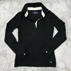 【美品】Callawayキャロウェイ　長袖ポロシャツ　着心地良い　S
