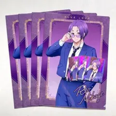 ブルーロック LAWSONコラボ クリアファイル レザーカード 御影玲王 セット