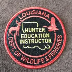 ルイジアナ ハンター教育インストラクター ワッペン