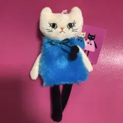 販売終了品❤︎新品❤︎カルディ❤︎ハロウィンモコネコ❤︎ベージュ❤︎マスコットキーホルダー