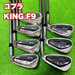 【希少・ワンレングス】KING　F9　アイアンセット　6本／純正カーボン（R） コブラ アイアン f9の通販