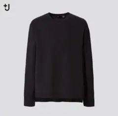 シルクコットンクルーネックセーター（長袖）