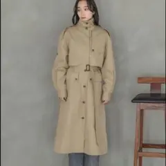 ドッキング カットオフ トレンチコート スプリングコート ジーナシス