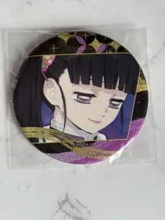 鬼滅の刃 グリッター缶バッジ 栗花落カナヲ