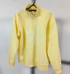 FILA レディース ハーフジップ スウェット イエロー Mサイズ