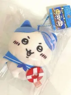 ちいかわご当地ぬいぐるみ神戸限定「セーラー」チェーン　ハチワレ