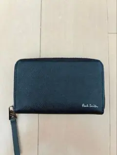 【美品】Paul Smith ポールスミスL字ファスナー財布 サフィアーノレザー 美品】Paul Smith ポールスミスL字ファスナー財布 サフィアーノレザー