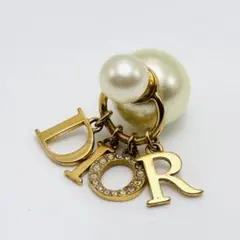 DIOR Tribales ピアス　メタル・レジンパール・クリスタル