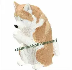 新品【１個 】秋田犬 合掌 匠 犬拝 祈り エール 応援 フィギュアのサムネイル