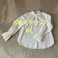 GU レースコンビネーションブラウス　XL