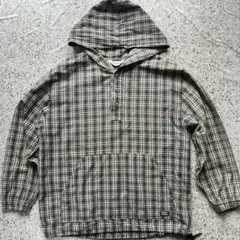L.L.Bean チェック柄 フード付きパーカー kids 大人着用可