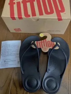 新品　フィットフロップ　FITFLOP サンダル サイズ　23-23.5cm 黒のサムネイル