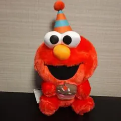 セサミストリート　 バースデイエルモBIGぬいぐるみ