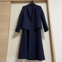 【新品未使用タグつき】インディビ　ネイビー スーツ 5号